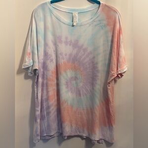 Pastel Tie-Dye Short Sleeve Women's Tee